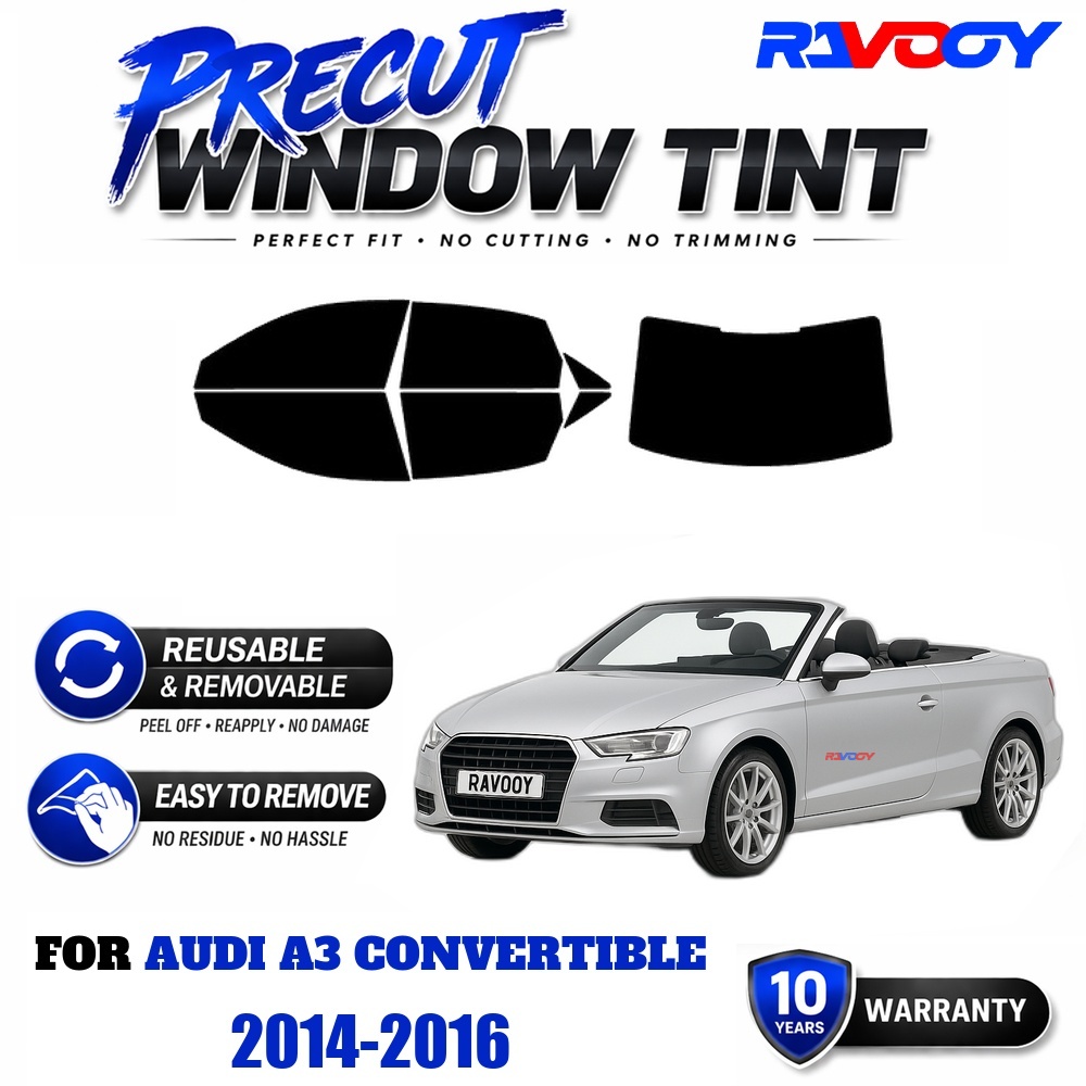 Air Bubble Remover - RAVOOY Vorgeschnittene Fensterfolie, Wiederverwendbare Abnehmbare EPU-Folie,