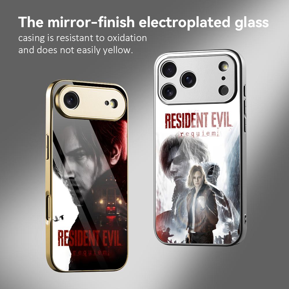 Apple Iphone 15 Pro Max - Game R-Resident Evil 9 Handyhülle Galvanisierter
