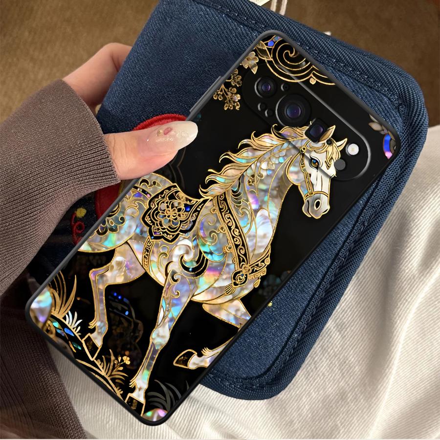 Google Pixel 9 - Lucky Horse Funda Handyhülle für Google