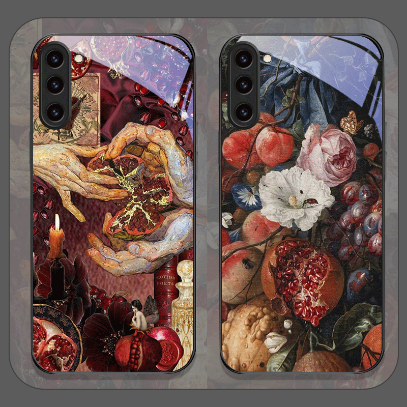 Luxuriöse Granatapfel-Blumenmu – Samsung Galaxy S24 Bewertung und Preis